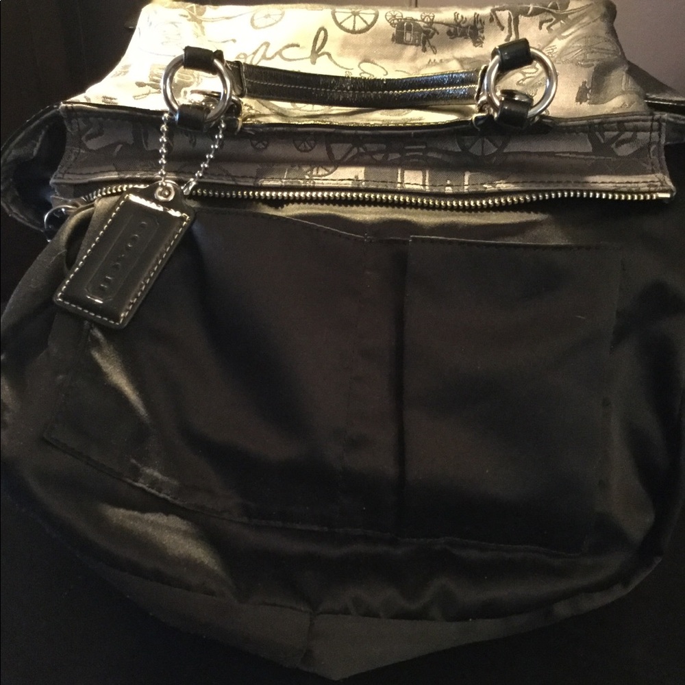 Coach East West Carriage Tote - Picture 8 of 8